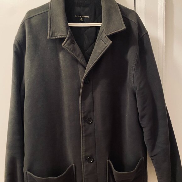 Banana Republic Italian Moleskin Coat - XL Tall - Picture 1 of 7